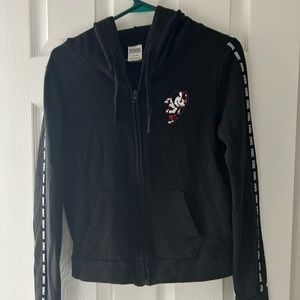 Pink Ohio State hoodie zipper sweatshirt